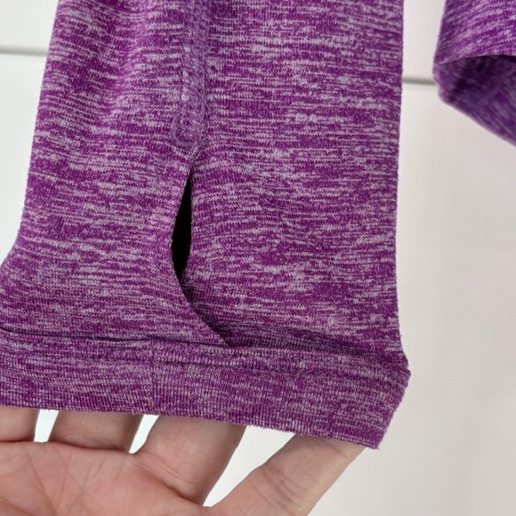 GUC Nike Dri Fit 1/4 Zip Running Element Long Sleeve Shirt Thumbholes - Picture 3 of 8